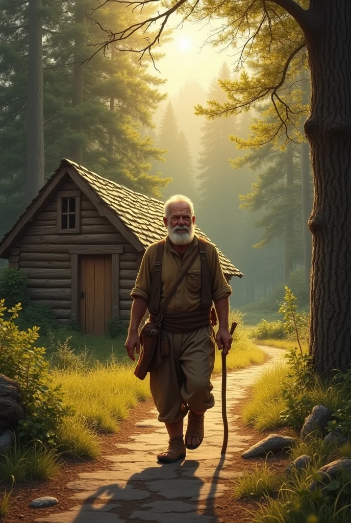 "The woodcutter returned home, grateful for his newfound wealth, realizing that honesty always brings rewards."