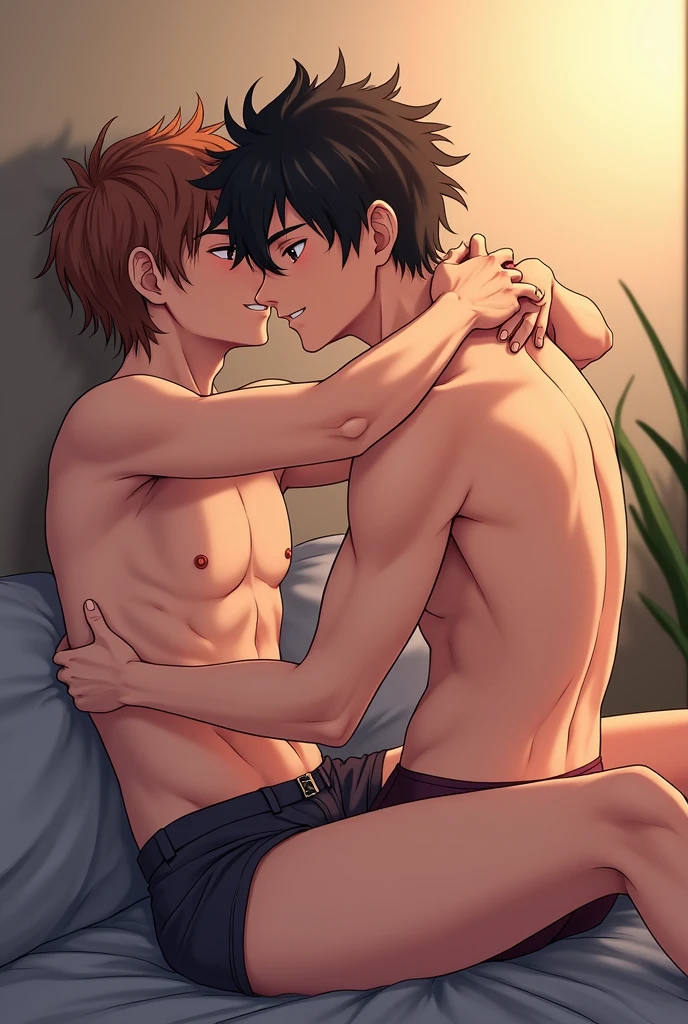Gay anime boys having sex