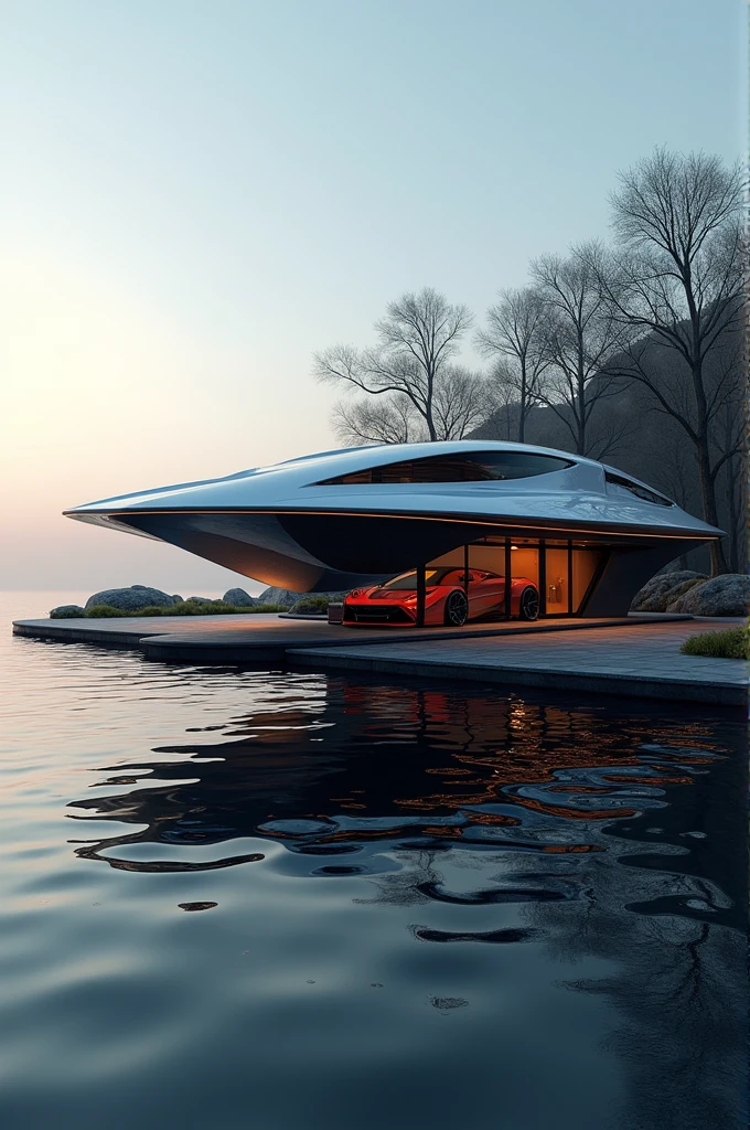 Lamborghini boat house design 