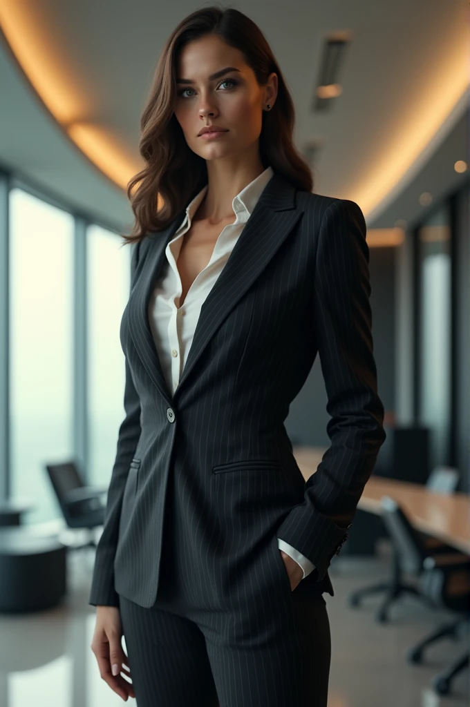 big  woman in suit