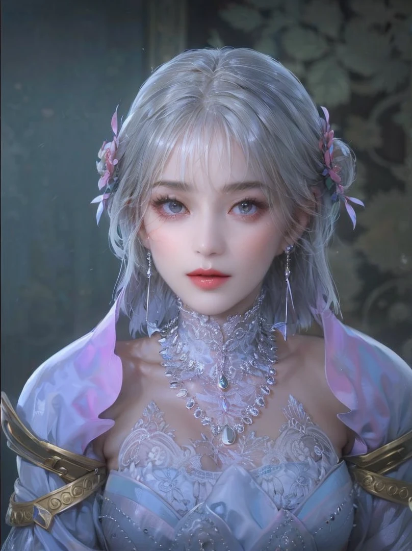 143
(20 year old woman), (surreal), (High level image quality), ((beautiful hairstyle 46)), ((short hair:1.46)), (breasted:1.1), (lipsticks)