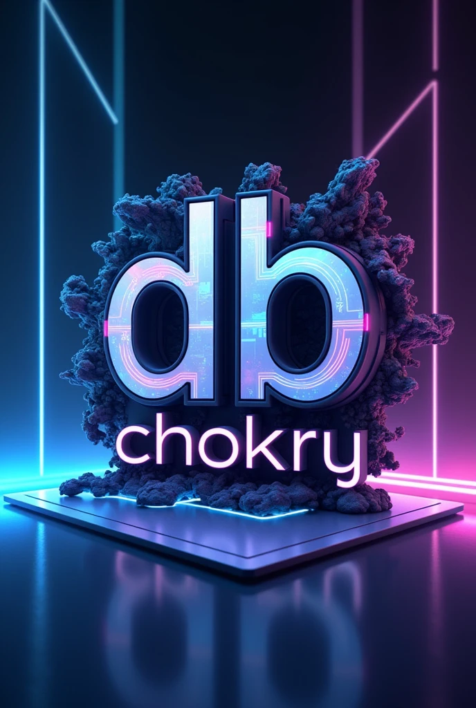 create a profile picture for youtube Which is related to DB chokry Because my channel name is DB chokry make logi or make pictures 