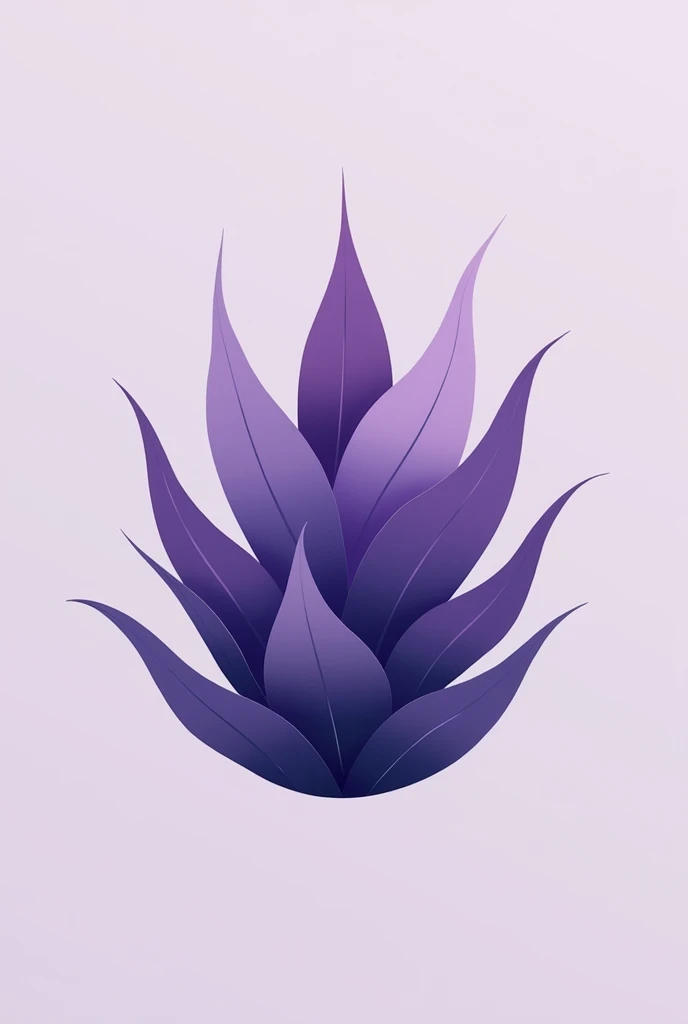 Make me a minimalist logo for a cosmetics brand, based on the agave flower called "Agave 40"
I want colors from the violet range