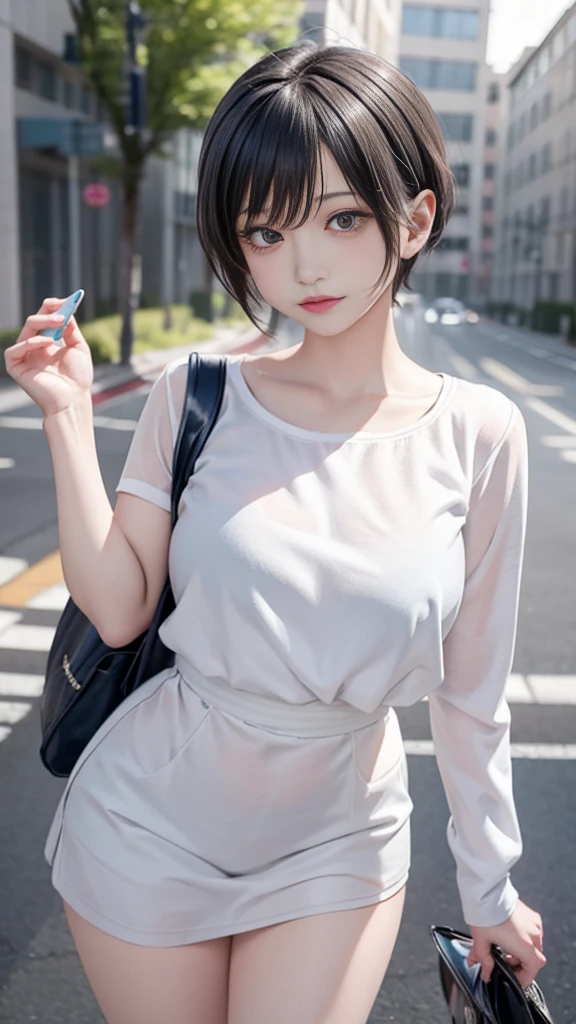 Anime girl with a card in her hand and a man with a mobile phone, at pixiv, pixiv 3dcg, oppai, Top Rated on pixiv, Fine details. girls' frontline, けもの, Lori, sayori, from girls frontline, (SFW) safe for work, obscenity, Gapmoe Yandere, hyperdetails!!