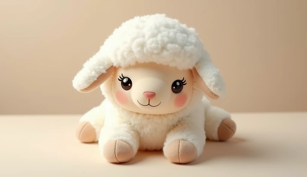 Sheep doll,Sheep dollของเล่นสุดcute,He's tiny.,Face the lens,Luxury materials,cute