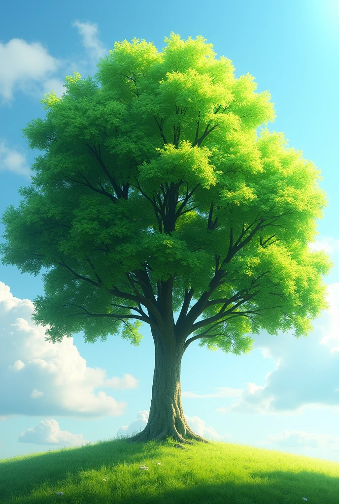 Beautiful green tree