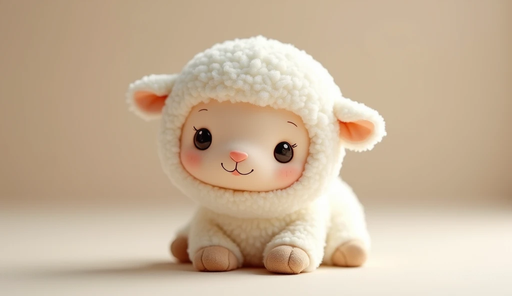 Sheep doll,Sheep dollของเล่นสุดcute,He's tiny.,Face the lens,Luxury materials,cute