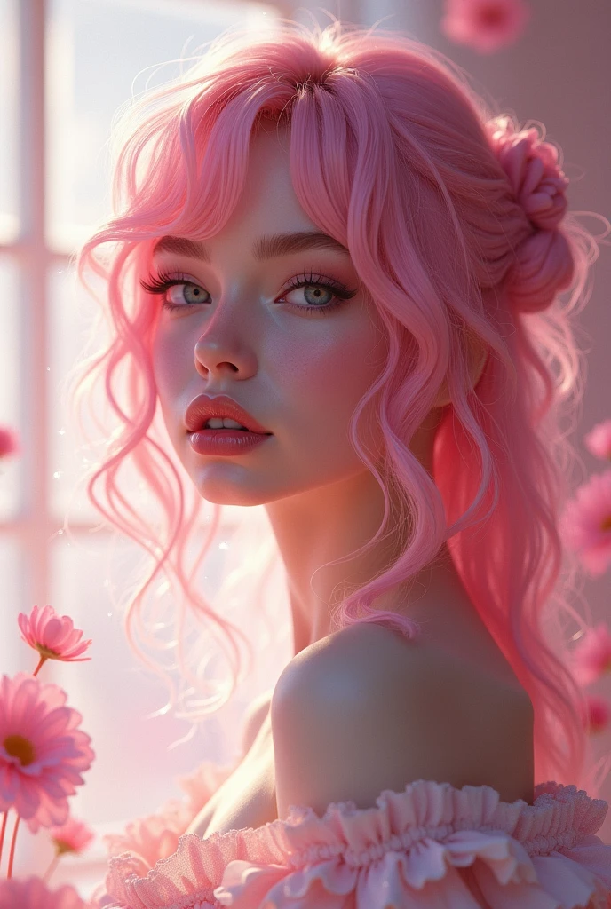 Belle Delphine themed girl