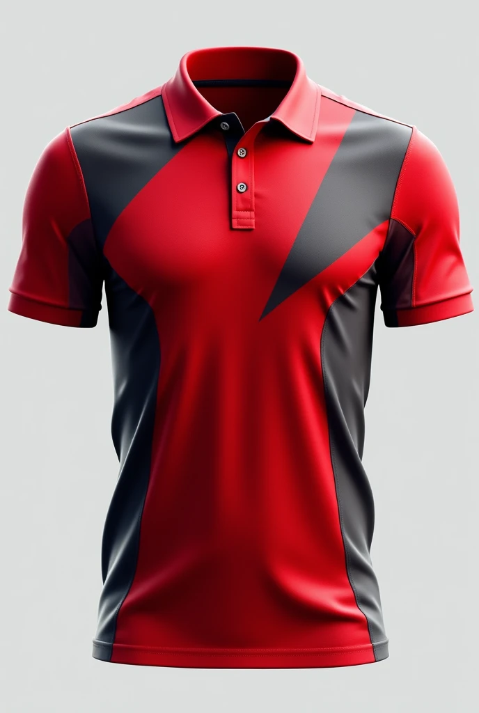 red gray polo jersey design