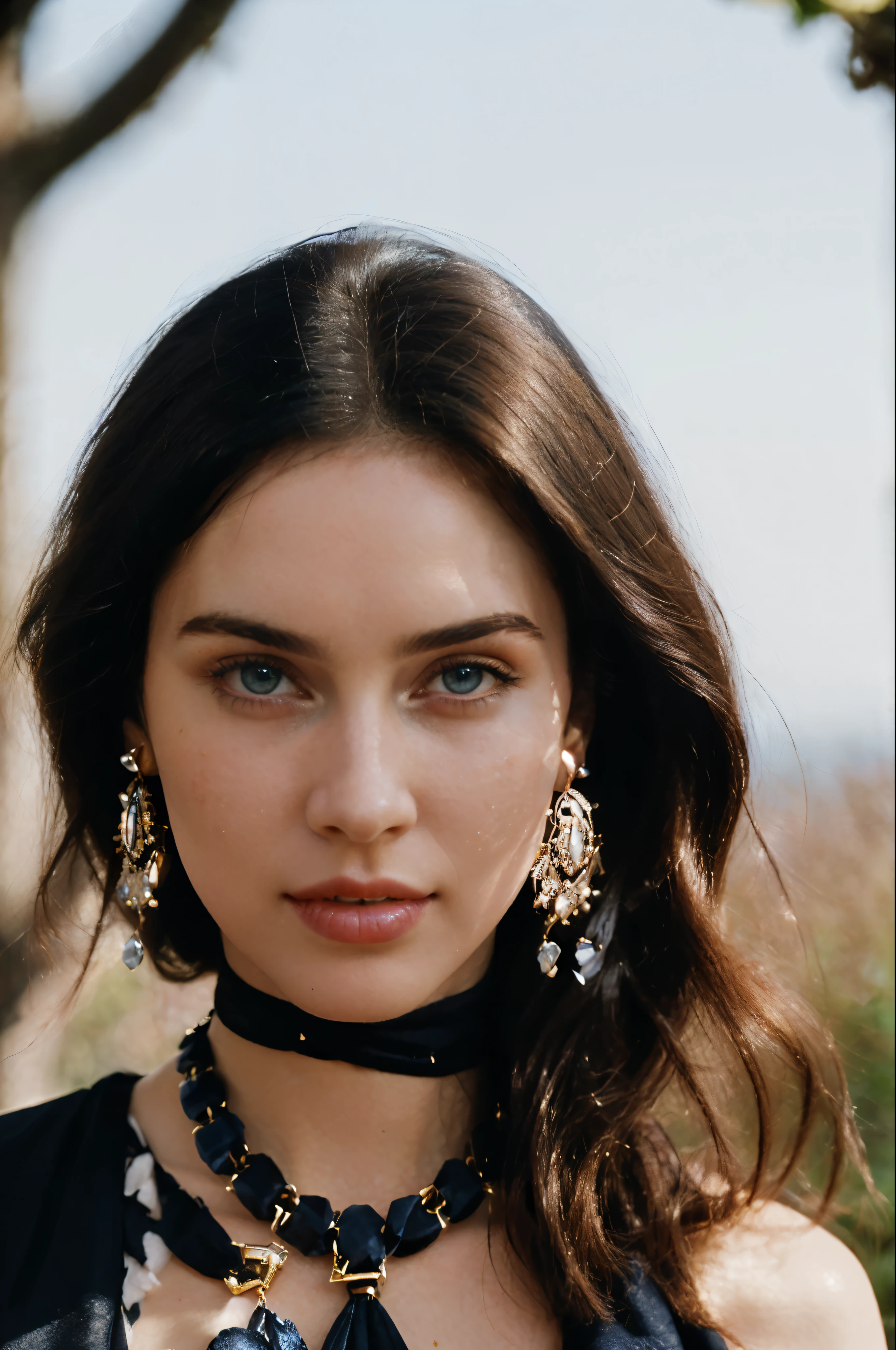 ultra realistic 8k cg, (dark background, delicate pattern, intricate detail, highly detailed, fine details), best quality, (photorealistic:1.4),beautiful lighting, absurdres, RAW photo, film grain, ((medium breasts, slim girl, close-up, portrait)), NicoRobin, 1girl, solo, black hair, long hair, jewelry, (earrings, blue eyes), ((slim girl, medium breasts)), cleavage, smile, dress, cape, epaulettes, navel, midriff, blush, collarbone, (complex detailed background, blue sky, nature environment, close-up, portrait),stunning attractive figure, beautiful photo of sexy woman, looking seductively in front, black hair,ultra realistic 8K CG, masterpiece, ((white background, delicate pattern, intricate details)), (highly detailed, fine details), best quality, 1 girl, big breasts ), 1, white skin, feminine, charming, hair back, perfect body, standing on the floor,natural ilumination, too white skin, (close-up, editorial photograph of a 1 woman), (highly detailed face:1.4) (smile:0.7) (background inside white, moody, private study:1.3) POV, by lee jeffries, nikon d850, film stock photograph ,4 kodak portra 400 ,camera f1.6 lens ,rich colors, hyper realistic ,lifelike texture, natural lighting , cinestill 800, hair back, sun glasses above the head, natural makeup , too white skin, nico robin, lovely, femenine, happy,absurdres, highres, ultra detailed, (ung beautiful girl, solo:1.1)，breasts, boa hancock,black hair, cape, earrings, jewelry, midriff, large breasts, cleavage, navel, long hair, blue eyes,groin,epaulettes,torii, cherry_blossoms, boahancock , big breast, gold earrings