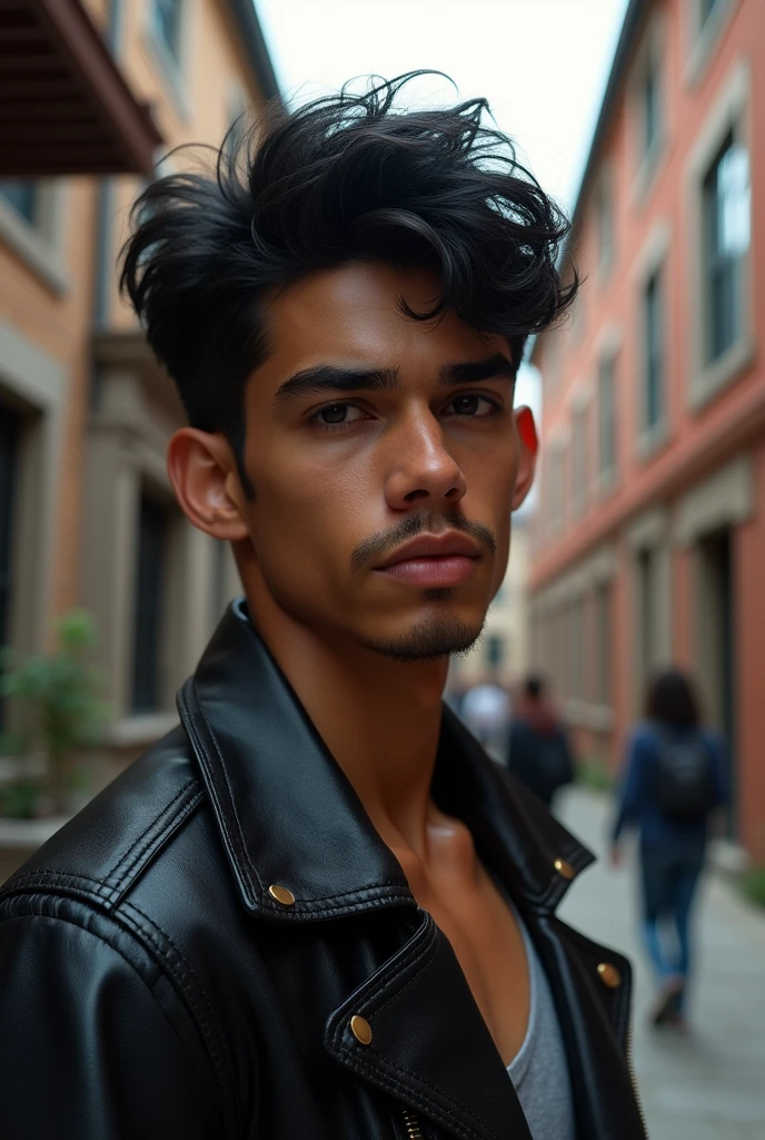 Handsome man, Puerto Rican, college student, bad boy