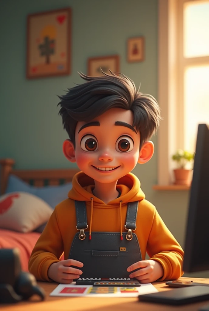A cute boy starting the YouTube Channel name of Abdur RoHim