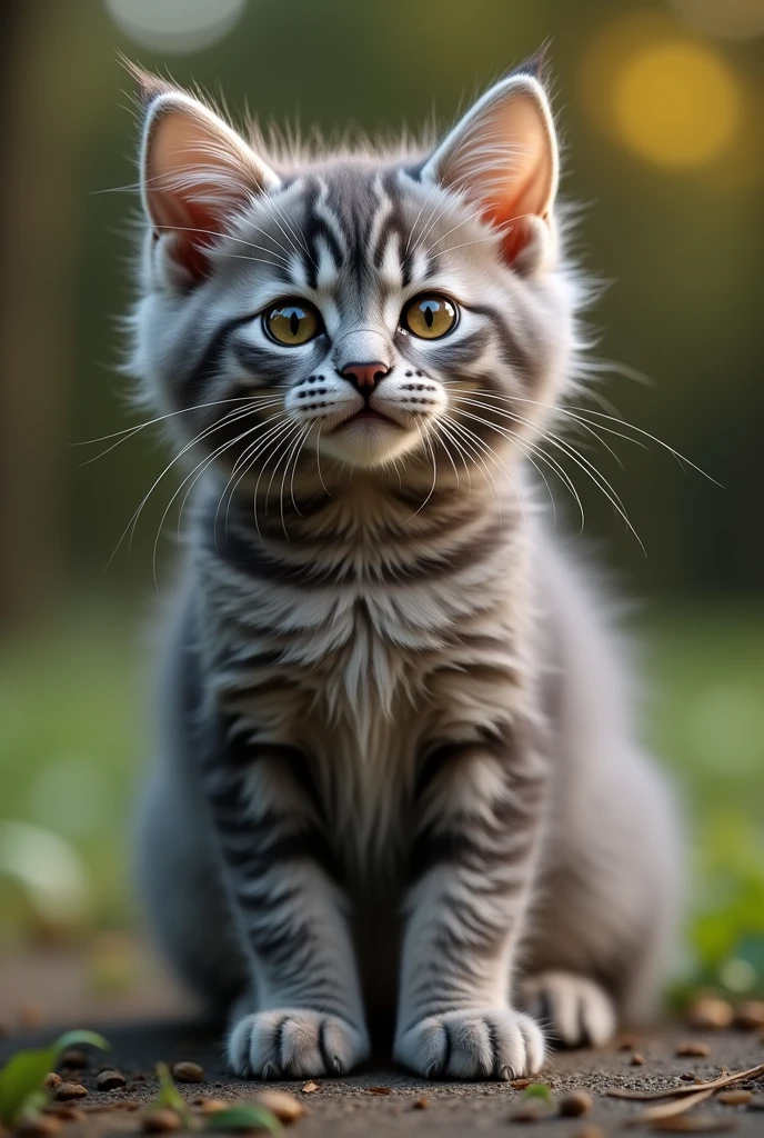 a grey tabby Devon Rex cat, intricate detailed fur, soft fluffy coat, high quality, extremely detailed, realistic, photorealistic, (best quality,4k,8k,highres,masterpiece:1.2),ultra-detailed,(realistic,photorealistic,photo-realistic:1.37),finely detailed whiskers, large expressive eyes, cute adorable facial features, detailed paws, lifelike, dynamic wind blowing through fur, natural lighting, high-definition, cinematic