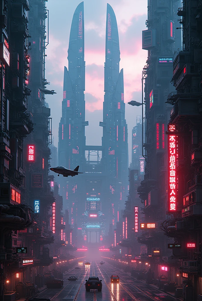 cyberpunk futuristic cityscape, neon lights, towering skyscrapers, flying cars, advanced technology, holographic displays, moody atmosphere, dramatic lighting, strong contrast, vibrant colors, cinematic composition, intricate details, photorealistic, (best quality,8k,highres,masterpiece:1.2),ultra-detailed,(realistic,photorealistic,photo-realistic:1.37),cinematic lighting,dramatic shadows,glowing neon signs,holographic interfaces,advanced machinery,intricate cityscape,retrofuturistic aesthetic