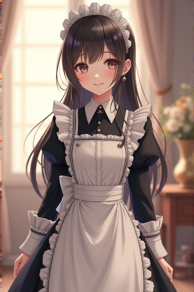 Girl in maid dress