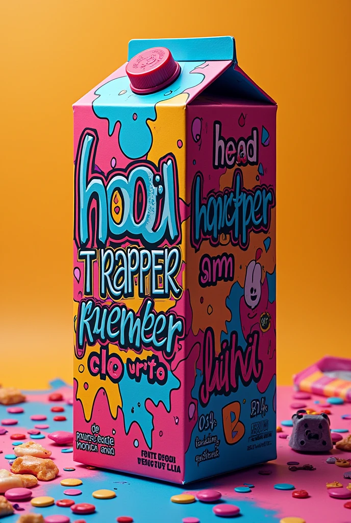 juice box with the word "HOODTRAPPER" written on it