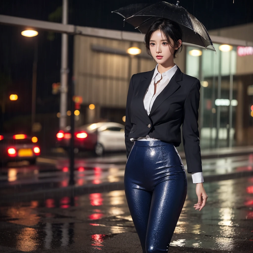 exy pose、Hair getting wet in the rain、Mr.々Hair style、Short Hair、Transparent shirt、Beautiful woman getting wet in the rain、typhoon、Get wet without an umbrella、Beautiful woman in the rain、雨で濡れたBeautyOL、Detailed face、Realistic、beautiful girl、Beauty、Office Lady Uniform、beauty、Beautiful woman、Narrow waist、Handsome woman、Tight pants look、Colorful suit、Sexy pose、Tight suit pants、Suit wet in the rain、Wet shirt、See-through shirt、