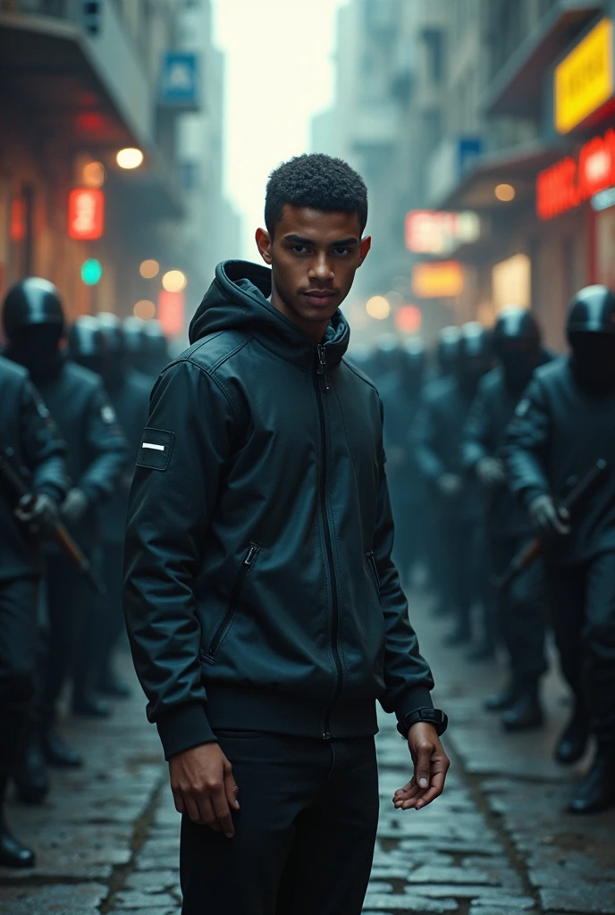 A Muslim boy hacker flash blood in body boy fights the Vs 100+ Gang seen for the fight