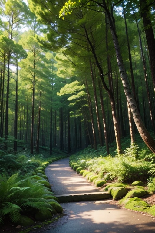 Highest quality、Lush forest