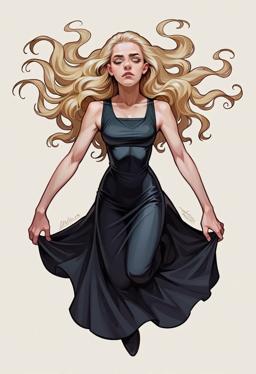 blonde influencer with long, naturally wavy hair, yeux verts, sexually, large , dans un restaurent de luxe ,in a tight black dress , 8k, extremely detailed, Photorealistic, complicated details, Texture de peau réaliste, realistic hair, texture, Blessed, 8K  UHD, best quality, high resolution, attention aux détails, très large , Tir lointain, large angle, square of detail

