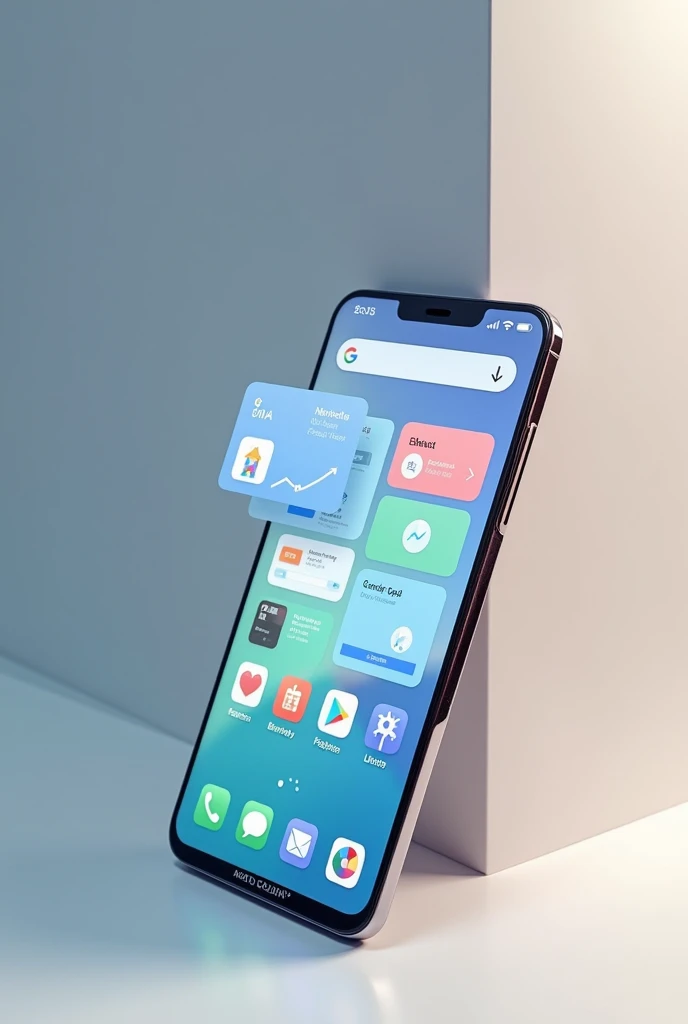 : A smartphone with time management apps like Google Calendar, Trello, or Asana.