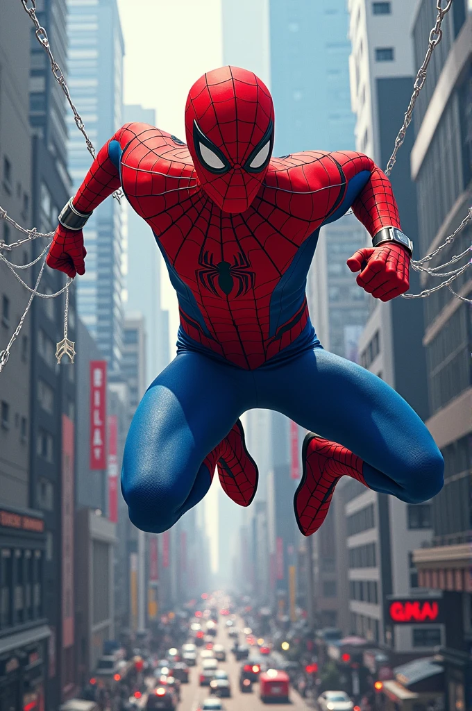 Virat Kohli as spiderman