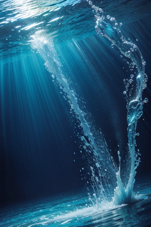 Highest quality、In the water、Blue World、Abstract works