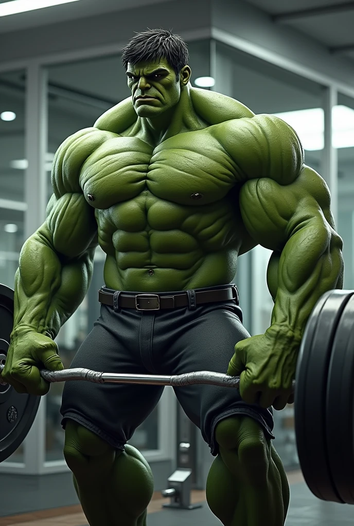 Hulk in the gym 