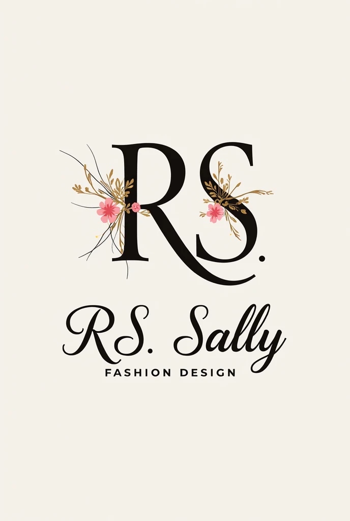 logo for name R S SALLY fashion design