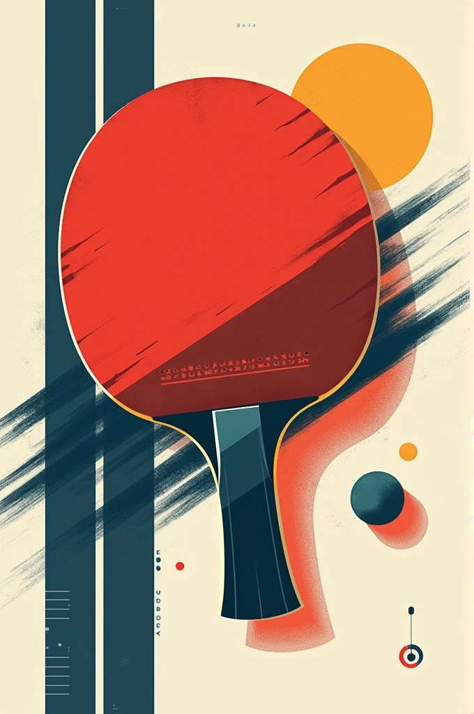 Wall design art related table tennis