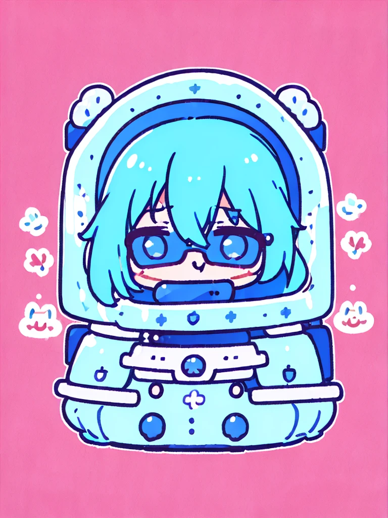 (White background),(Chibi Character:1.4) Third class、solo,full ボディ