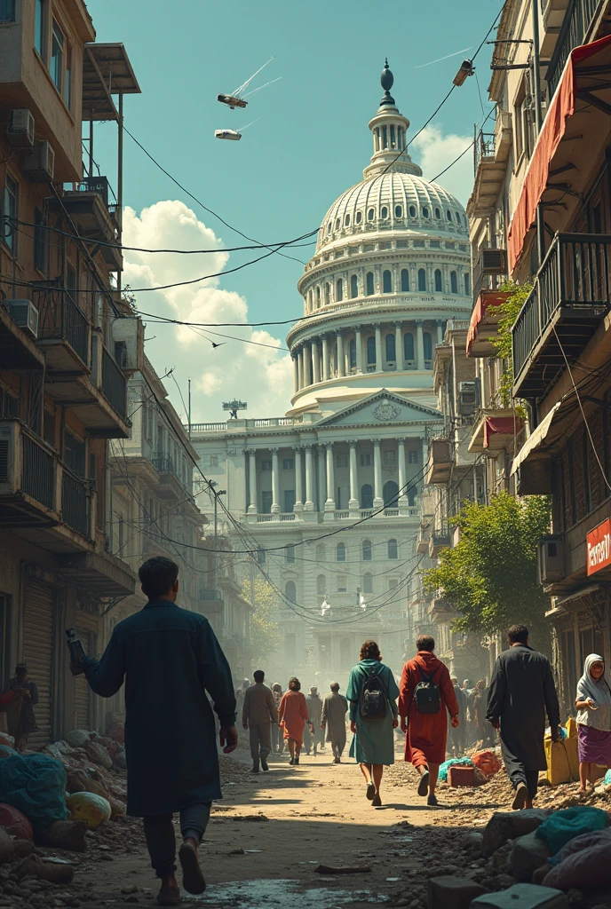 Portray current society and it's issues with ways the government fights against it, issues like poverty, drugs, political dynasty, the rich become richer, the poor becomes poorer, malnutrition, and improper waste disposal 