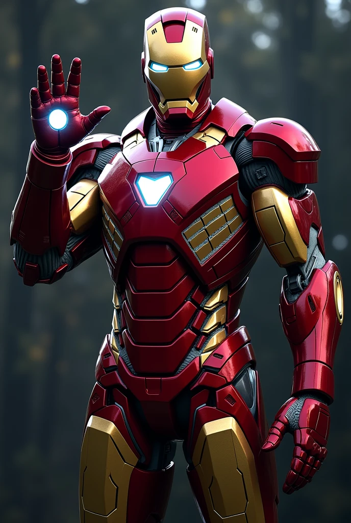 ironman show two finger