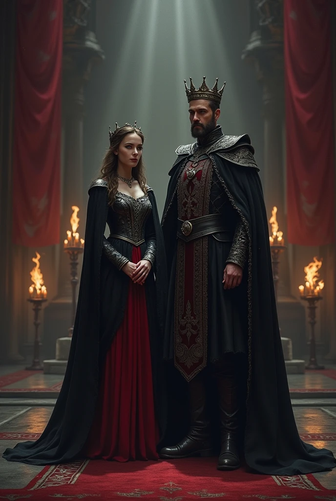 A queen murdered his husband with knife 