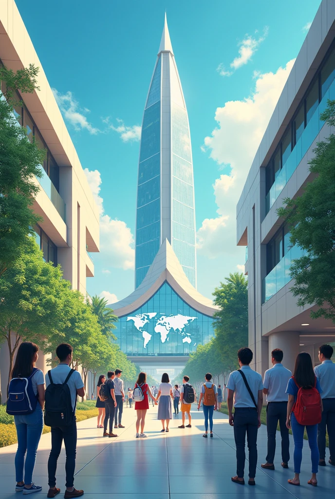 Smart and transnational university poster