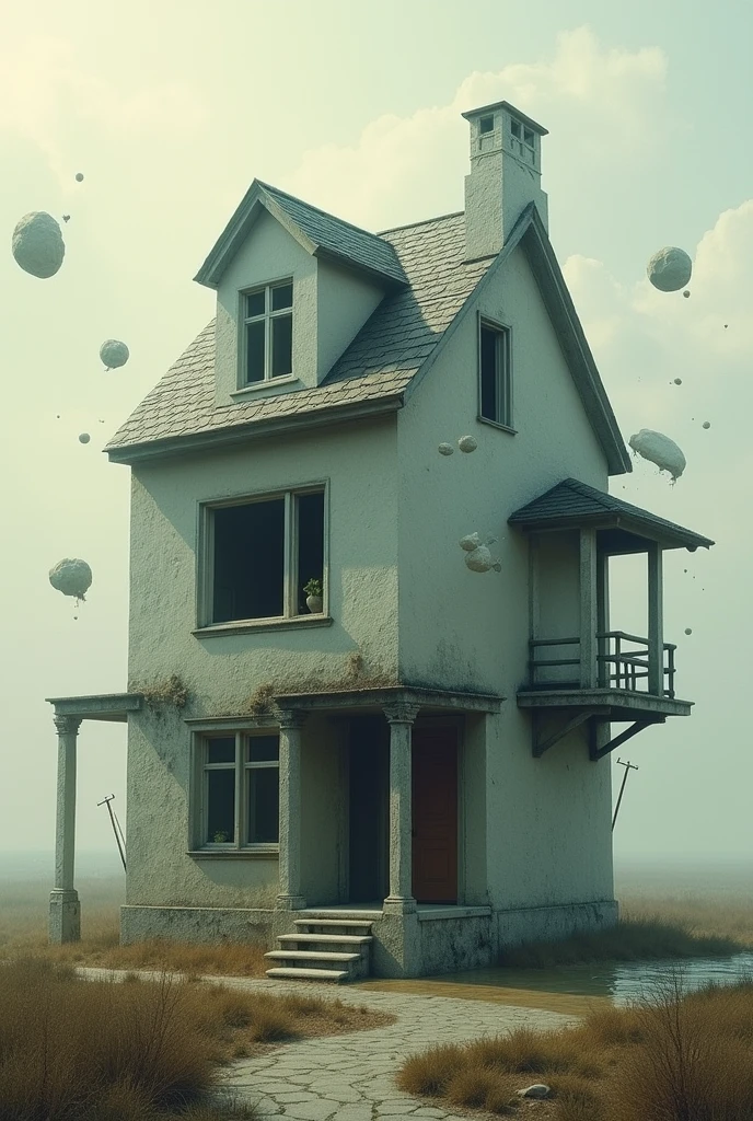 Manipulation images a house
