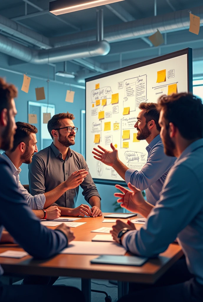Brainstorming in men