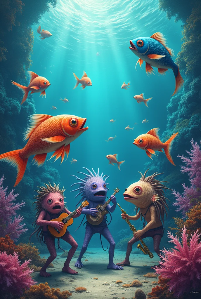 Fish music rap