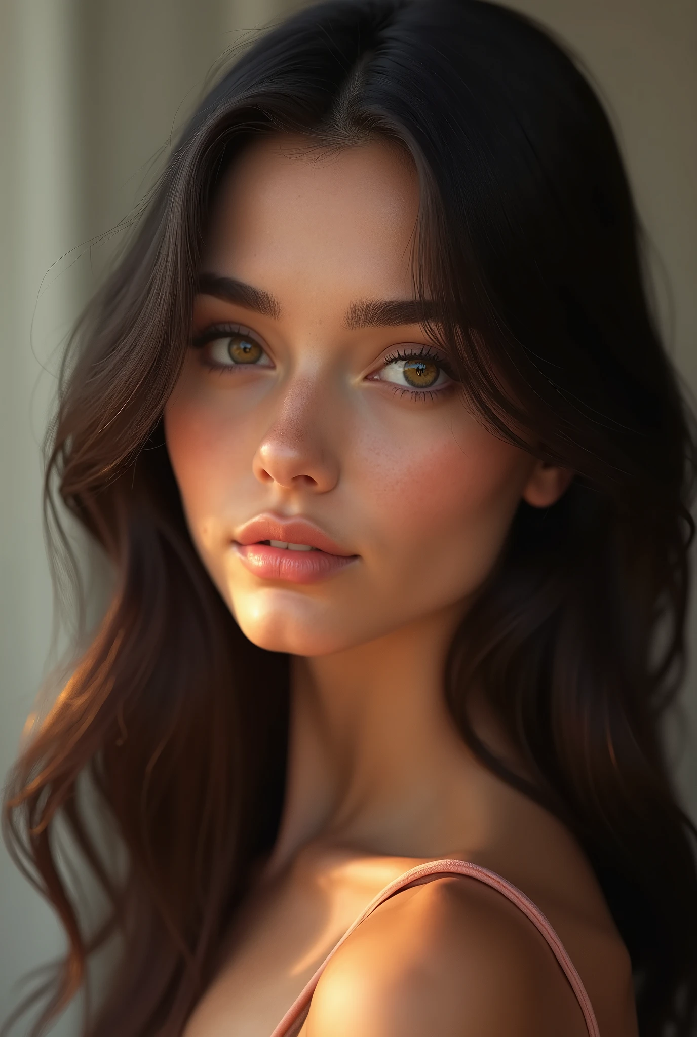 Young woman 2 brunette