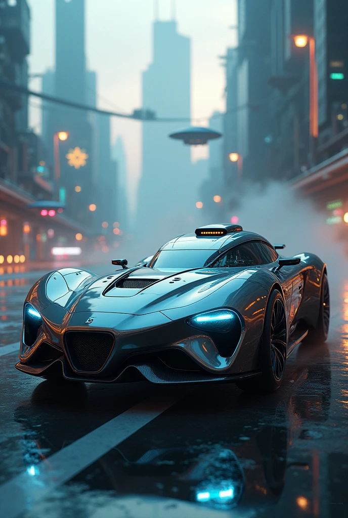 Car with robot