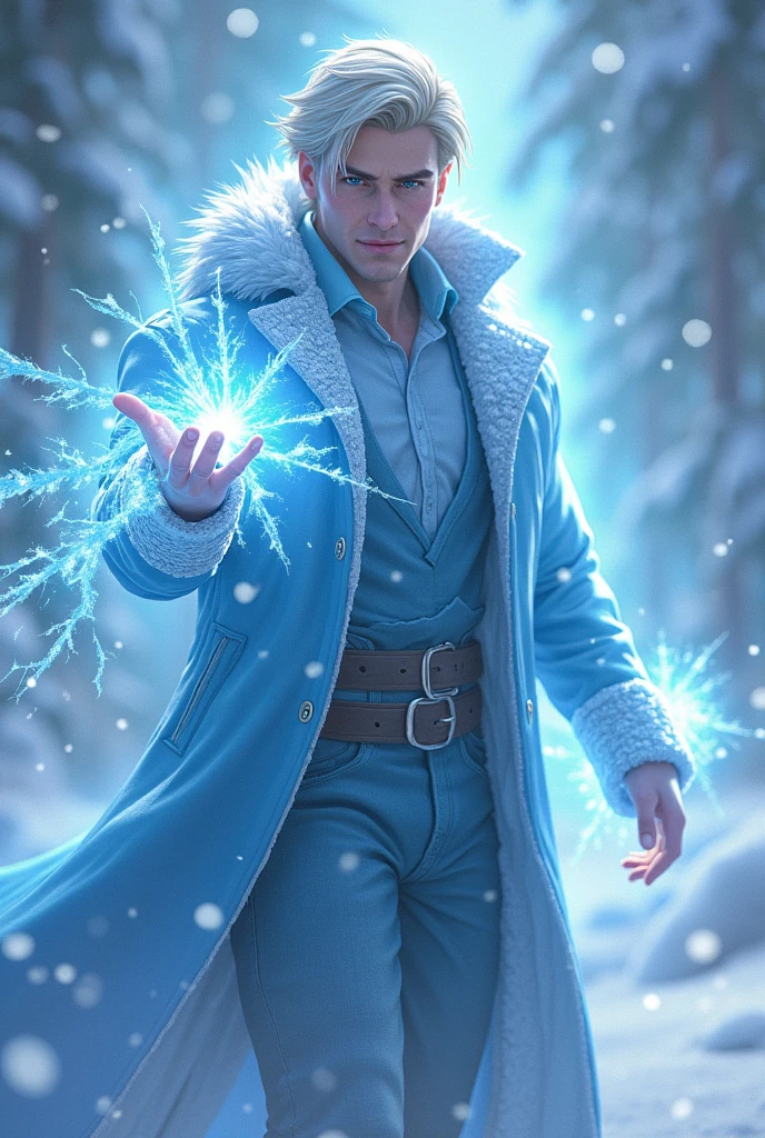 I want to be a hero who can freeze everything i want and when i touch something i wanna it frozen like a frozen elsa and i need a boy version exactly as an adult not too young or old