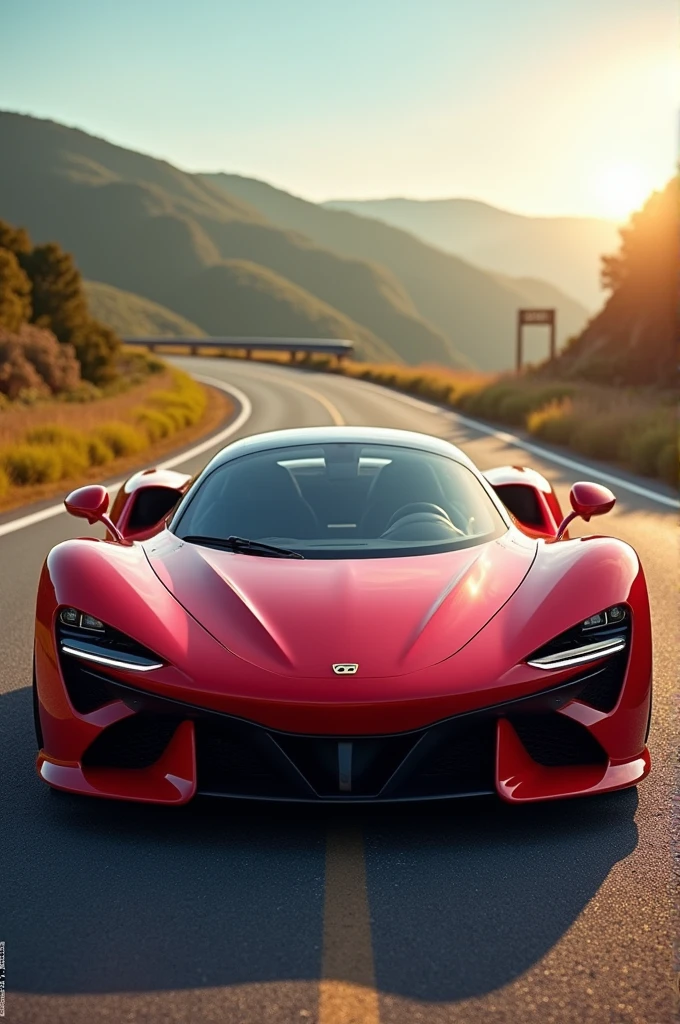 Red car