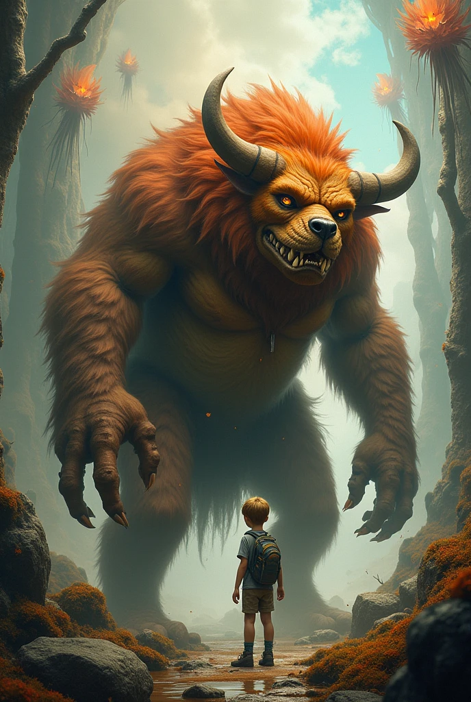 Gog with boy