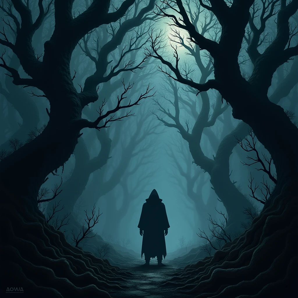 The eerie sound of a whistle, fear, Dark Forest