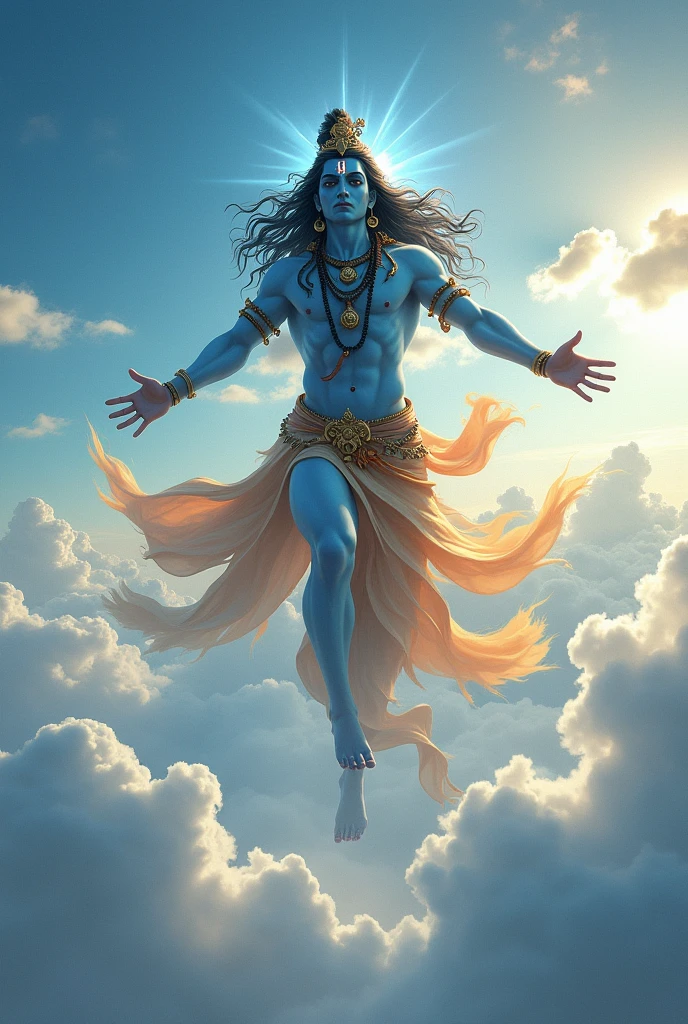 Mahadev fly on the sky
