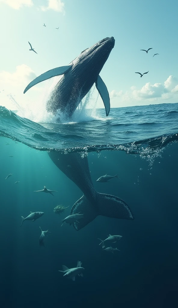 Humpback whale"  4k