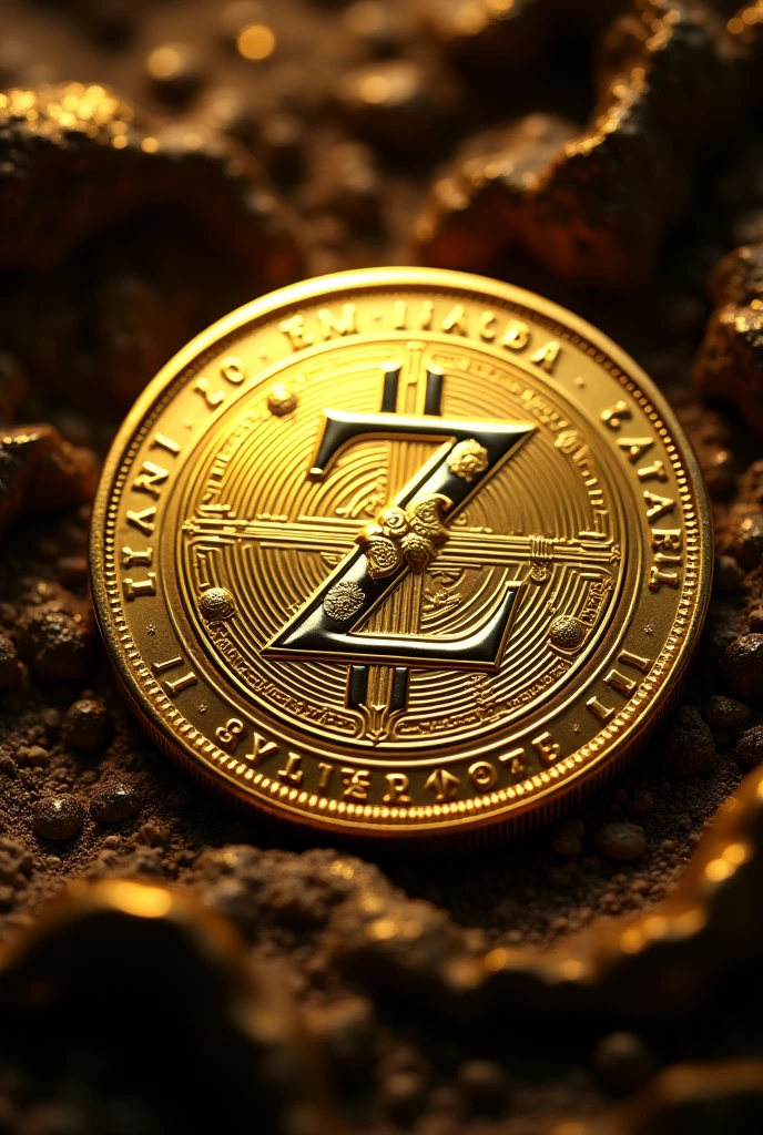 A gold coin with letter z and name of jaime zobel