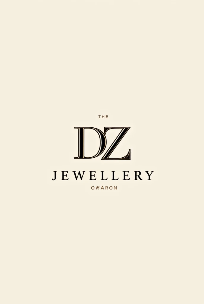 Design me a realistic  logo name of DZ Jewellery 