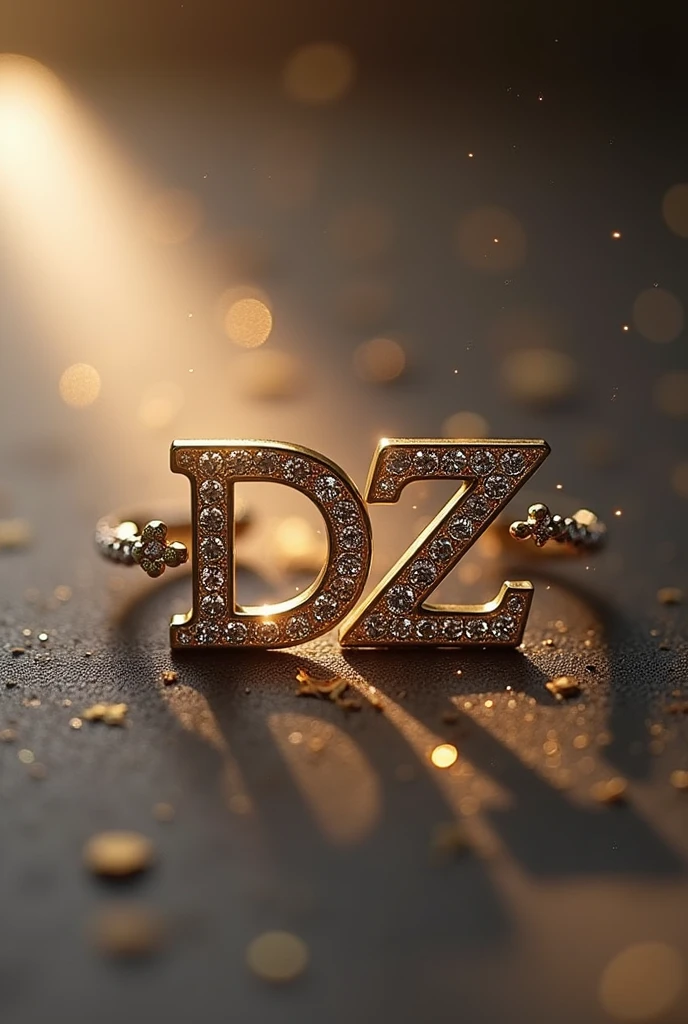 Design me a realistic logo name of DZ Jewellery