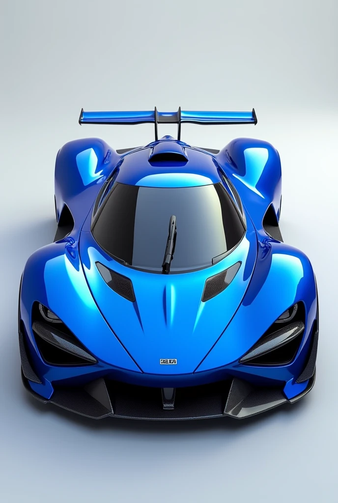 A super car blue colour